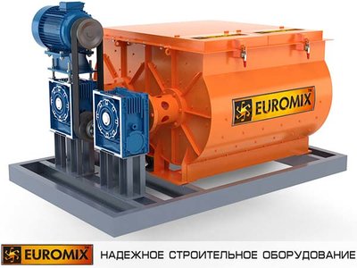 Двухвальный бетоносмеситель EUROMIX 620.800