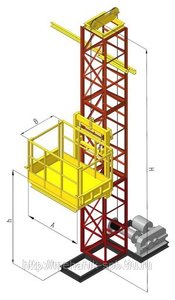Подъемники мачтовые грузовые секционные   ПМГ